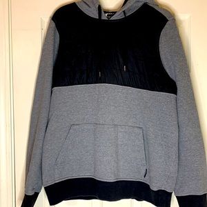 Medium Gray & Black Ninth Hall Hoodie Sweater